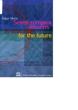 Seven complex lessons in education for the future
