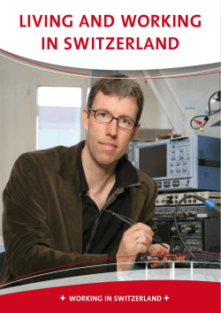 living and working in switzerland