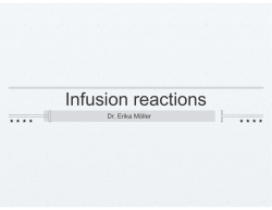 Infusion reactions