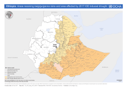 Ethiopia: Areas receiving belg/gu/ganna rains and area affected by