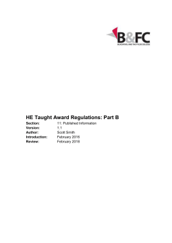 B11 - Published Information Procedure