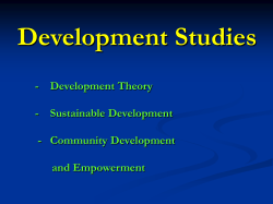Development Theory