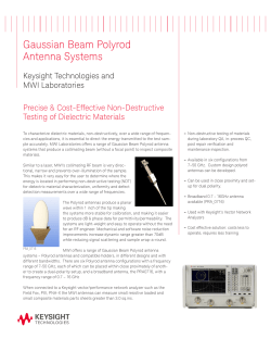 Gaussian Beam Polyrod Antenna Systems