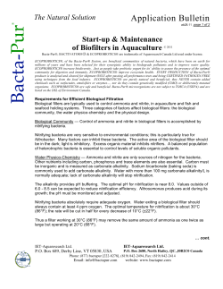 ab28.11 Biofilters aquacult - Bacta-Pur