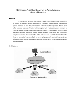 Continuous Neighbor Discovery in Asynchronous Sensor Networks