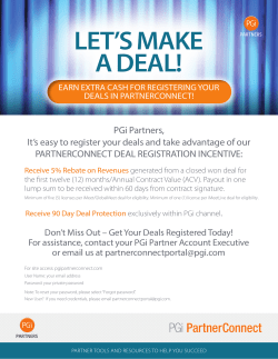 LET`S MAKE A DEAL! - Chorus Communications