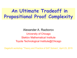 An Ultimate Tradeoff in Propositional Proof Complexity