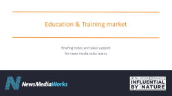 a key market for child education providers.