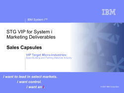 System i Town Meeting November 16, 2006