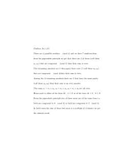 George Gavrilopoulos Problem Set 1,P1 There are 4 possible
