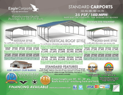 standard carports