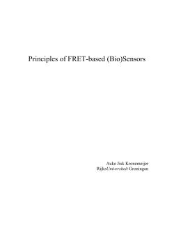 3. Measuring Fluorescence Resonance Energy Transfer (FRET)