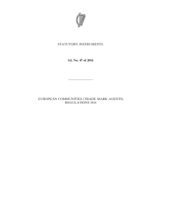 (TRADE MARK AGENTS) REGULATIONS 2016
