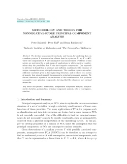 methodology and theory for nonnegative