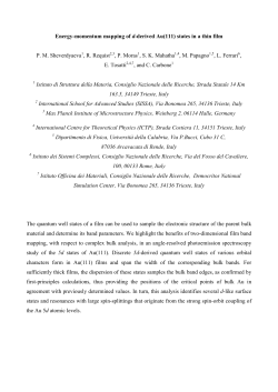 Energy-momentum mapping of d-derived Au(111) states in a