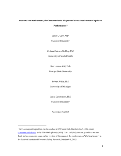 Paper - SIEPR - Stanford University