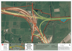 Waikato Expressway Hamilton Section (Map 1 of 16)