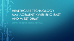 healthcare technology management-kweneng east