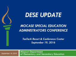 Missouri public education - MO-CASE