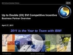 SVI Competitive Incentive
