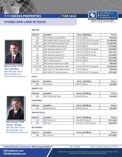 7-11 excess properties for sale stores and land in texas