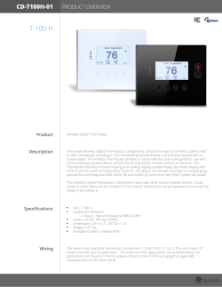 T-100-H - Evolve Controls