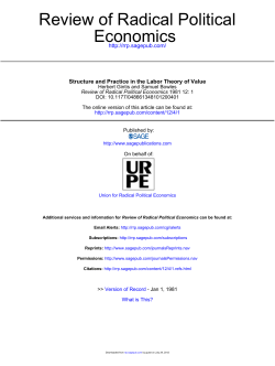 Structure and Practice in the Labor Theory of Value