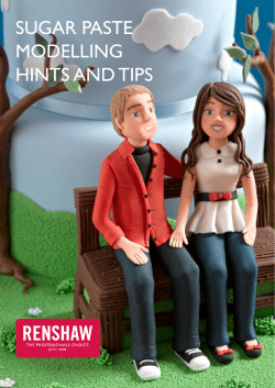 sugar paste modelling hints and tips
