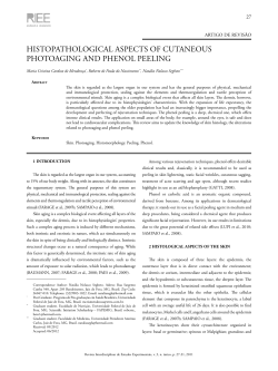 HistoPAtHoLogiCAL AsPeCts oF CUtANeoUs PHotoAgiNg ANd