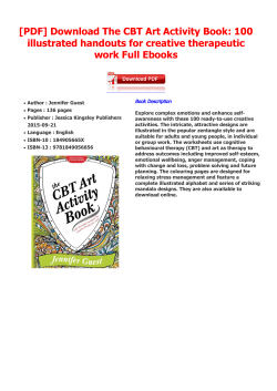 The CBT Art Activity Book: 100