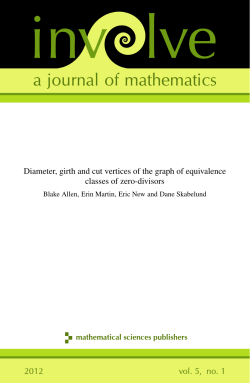 Diameter, girth and cut vertices of the graph of equivalence classes