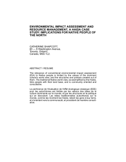 environmental impact assessment and resource management, a