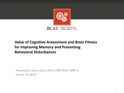 Neuro-Cognitive Domains