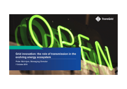 Grid innovation: the role of transmission in the evolving energy