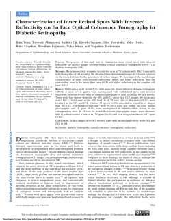Characterization of Inner Retinal Spots With Inverted Reflectivity on