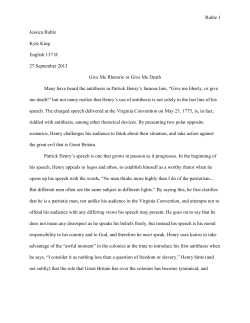Unit 2 Essay Rough Draft