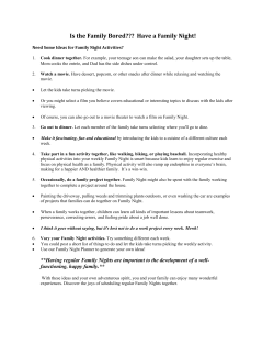 Is the Family Bored During the Summer