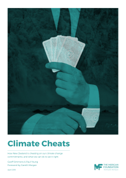 Climate Cheats - The Morgan Foundation