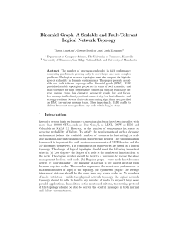 Binomial Graph - The University of Tennessee, Knoxville