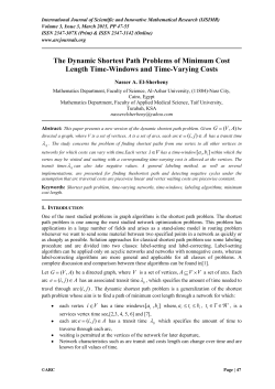 The Dynamic Shortest Path Problems of Minimum Cost Length Time