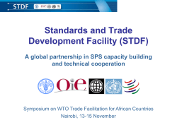 Capacity Building - World Trade Organization