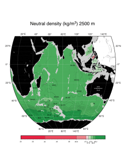Neutral density (kg/m ) 2500 m