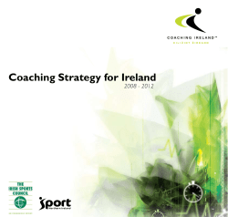 Coaching Strategy for Ireland
