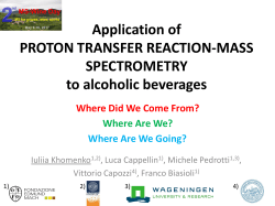 Application of Proton Transfer Reaction