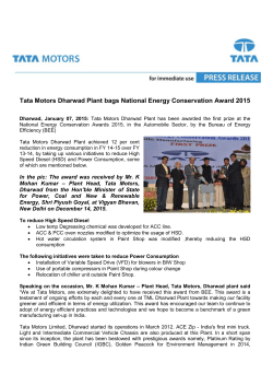 Press Release - Tata Motors Limited