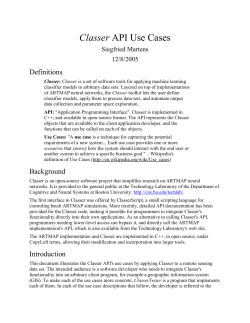 Use Cases document - CNS Tech Lab