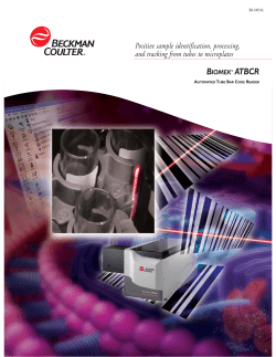BR-10054A: Biomek ATBCR. Automated Tube