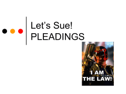 PLEADINGS
