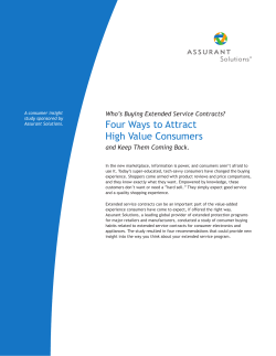 Four Ways to Attract High Value Consumers