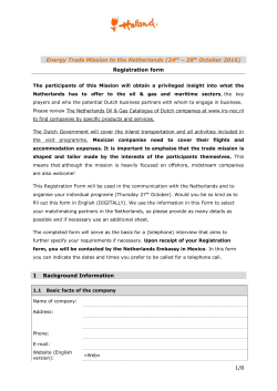 3 Details about your company and its products and services